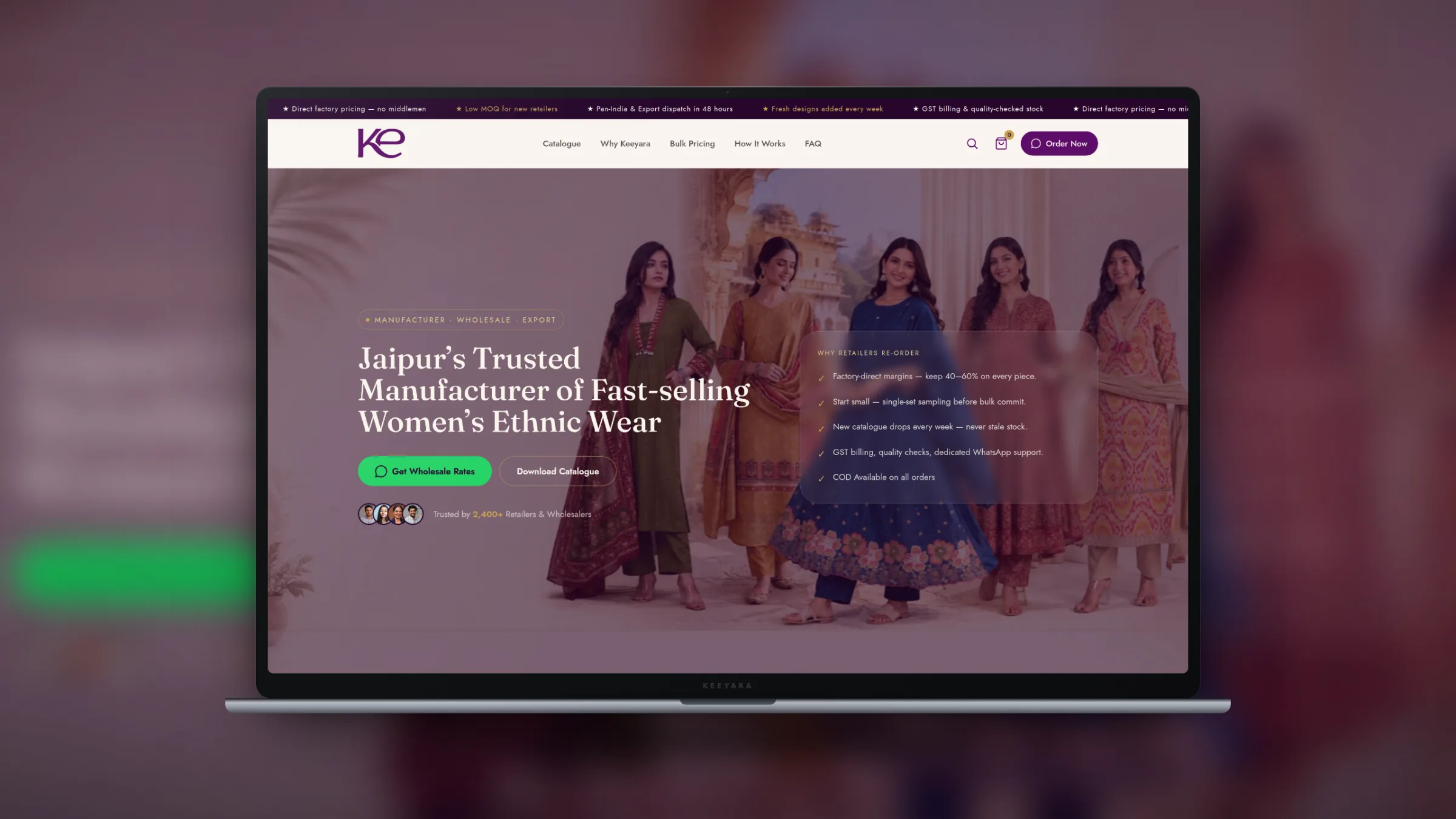 Keeyara Wholesale — WordPress Theme