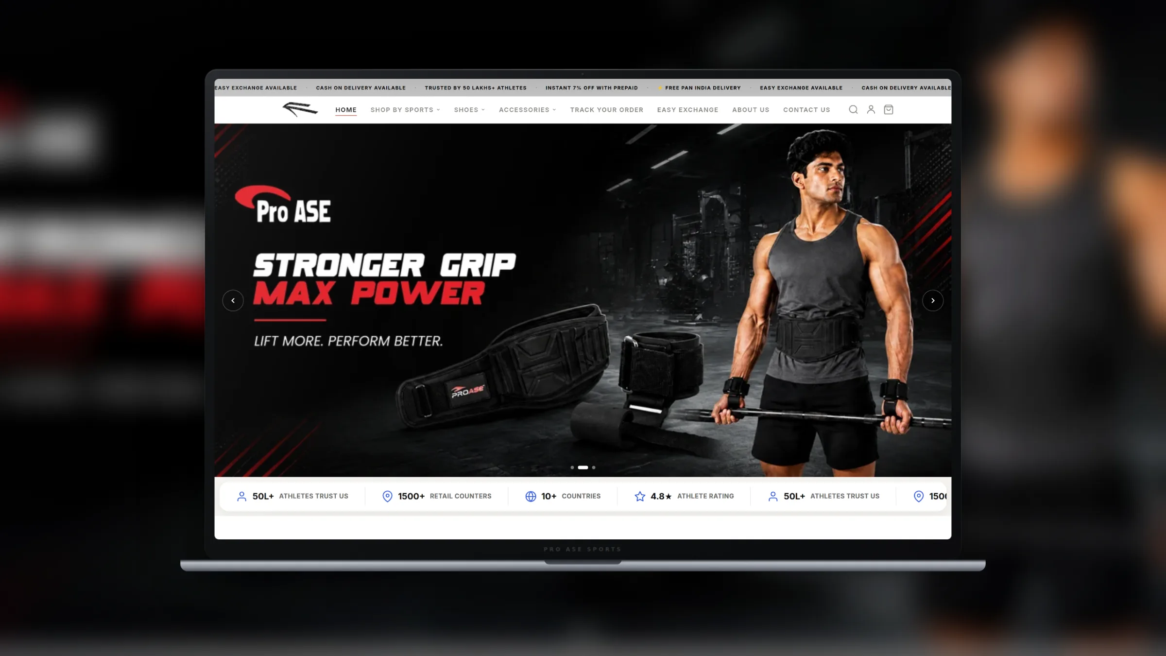 Pro Ase Sports — Shopify 2.0 Rebuild