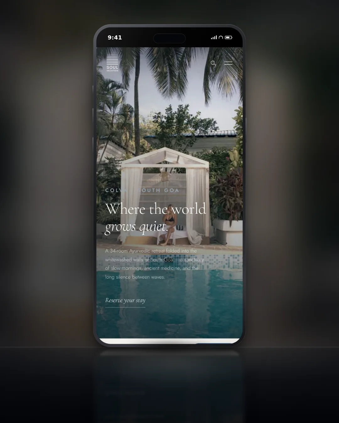 Soul Vacation — Custom WordPress Theme